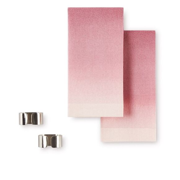 Dinning for two.Valentine's Day Table runner, placemats, napkins ring Bundle set - Picture 8 of 11